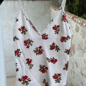 Brandy Melville floral top size small